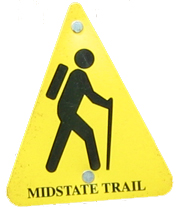 Midstate Trail Marker