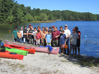 Canoeing Camp Squanto 2010