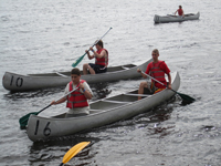 Canoeing at Summer Camp, 2010