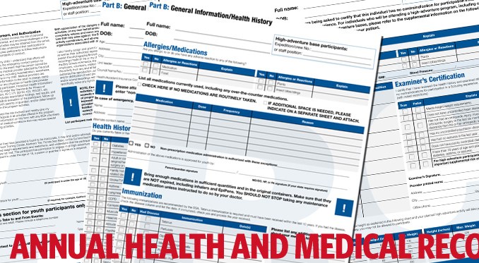 BSA Med Forms